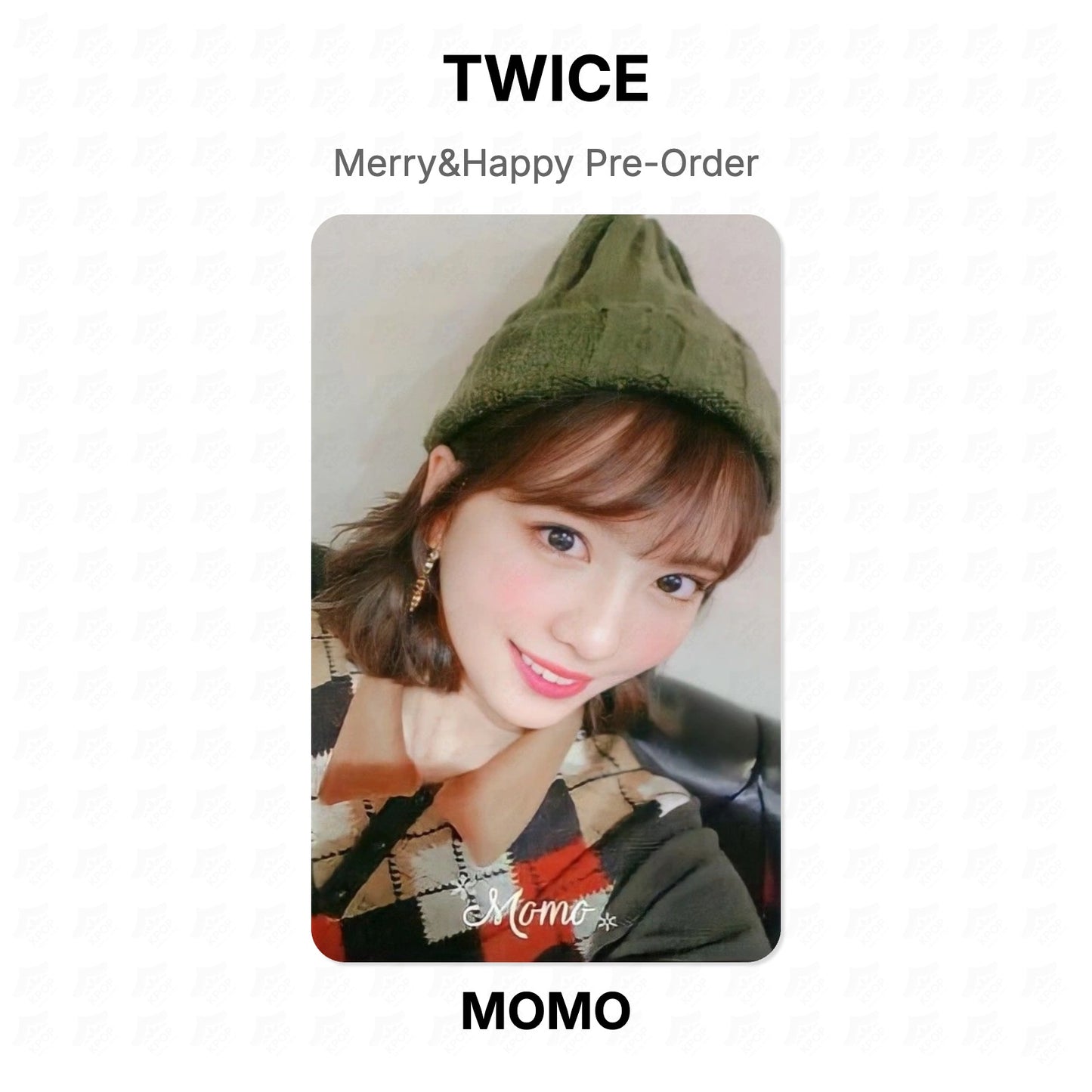 TWICE Merry&Happy Pre-Order Official Photocard