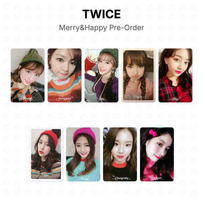 TWICE Merry&Happy Pre-Order Official Photocard