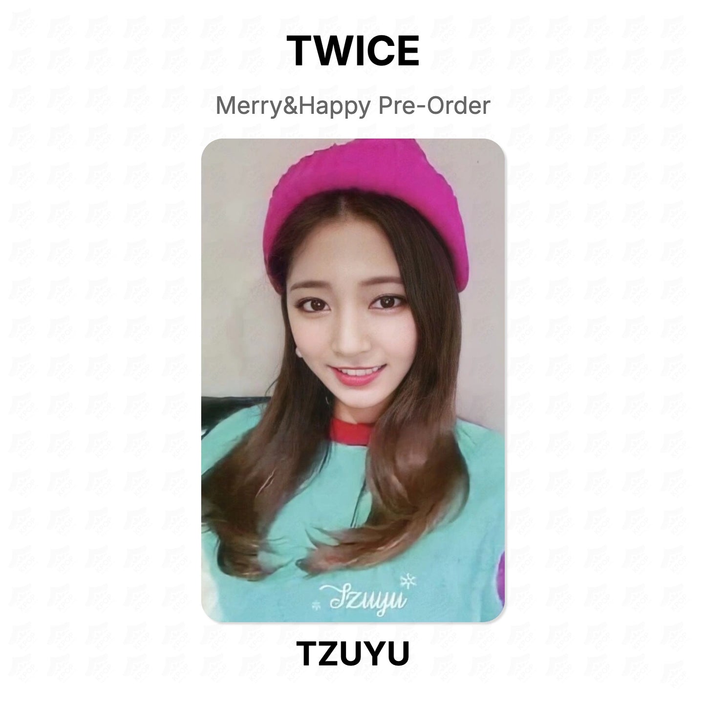 TWICE Merry&Happy Pre-Order Official Photocard