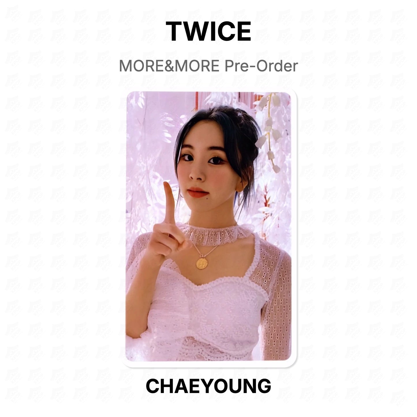 TWICE MORE&MORE Pre-Order Official Photocard