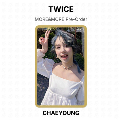TWICE MORE&MORE Pre-Order Official Photocard