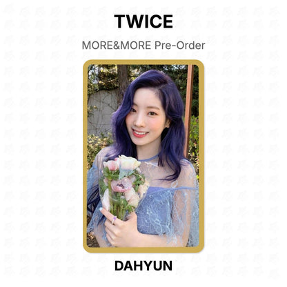 TWICE MORE&MORE Pre-Order Official Photocard
