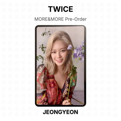 TWICE MORE&MORE Pre-Order Official Photocard
