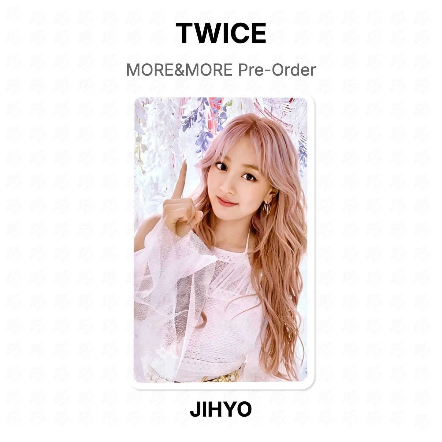 TWICE MORE&MORE Pre-Order Official Photocard