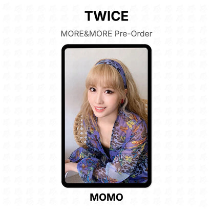 TWICE MORE&MORE Pre-Order Official Photocard