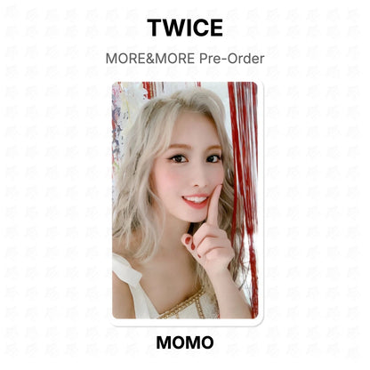 TWICE MORE&MORE Pre-Order Official Photocard
