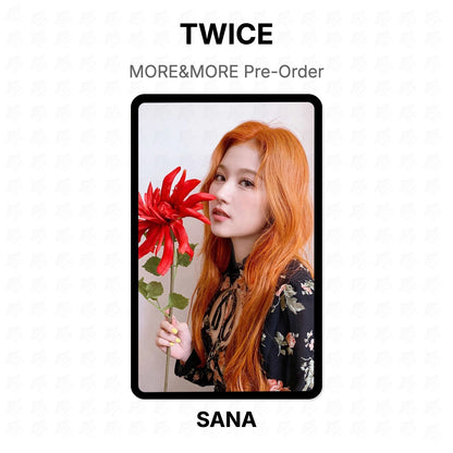 TWICE MORE&MORE Pre-Order Official Photocard
