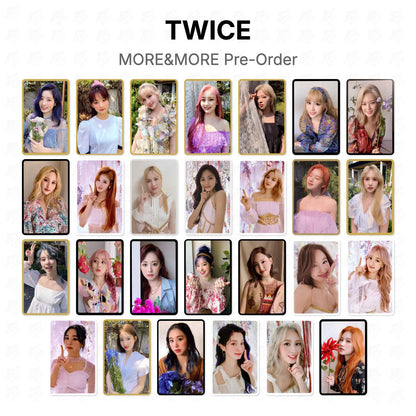 TWICE MORE&MORE Pre-Order Official Photocard