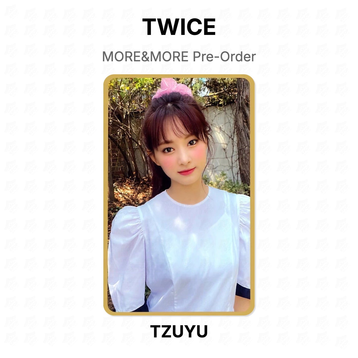 TWICE MORE&MORE Pre-Order Official Photocard