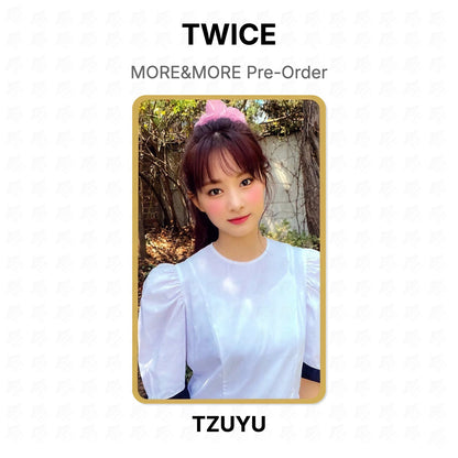 TWICE MORE&MORE Pre-Order Official Photocard
