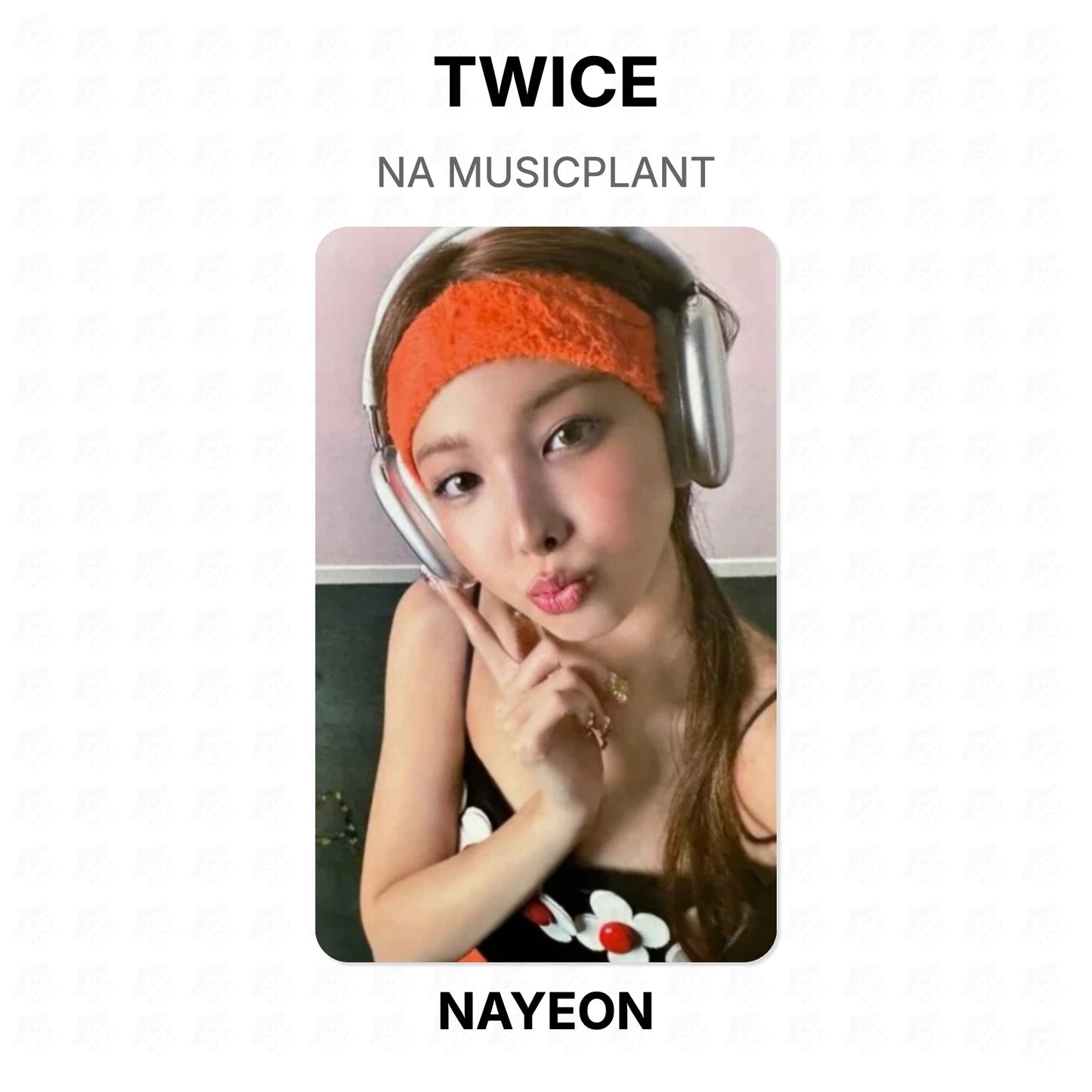 TWICE NA MUSICPLANT Official Photocard