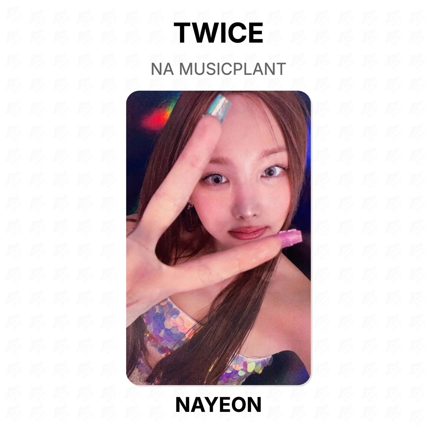TWICE NA MUSICPLANT Official Photocard