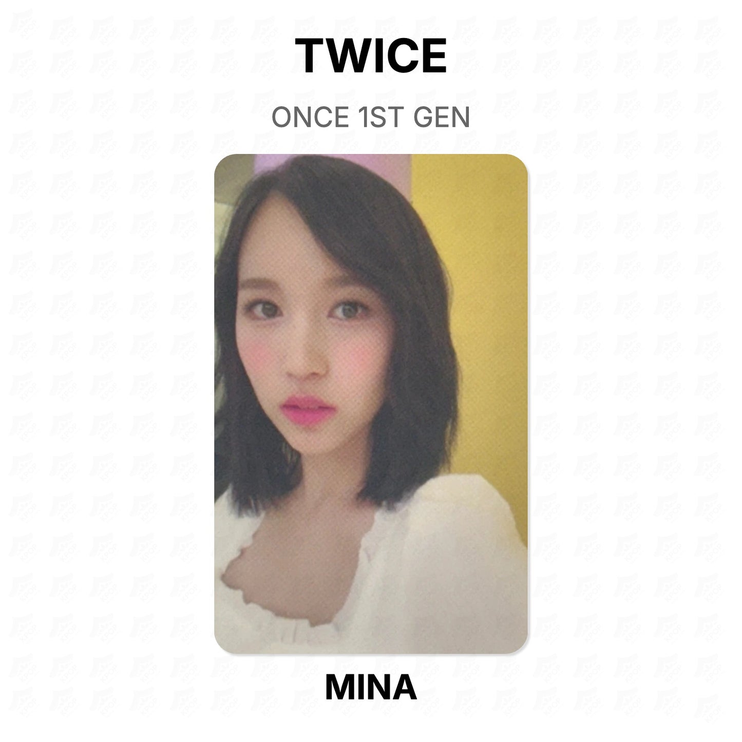 TWICE ONCE 1ST GEN Official Photocard