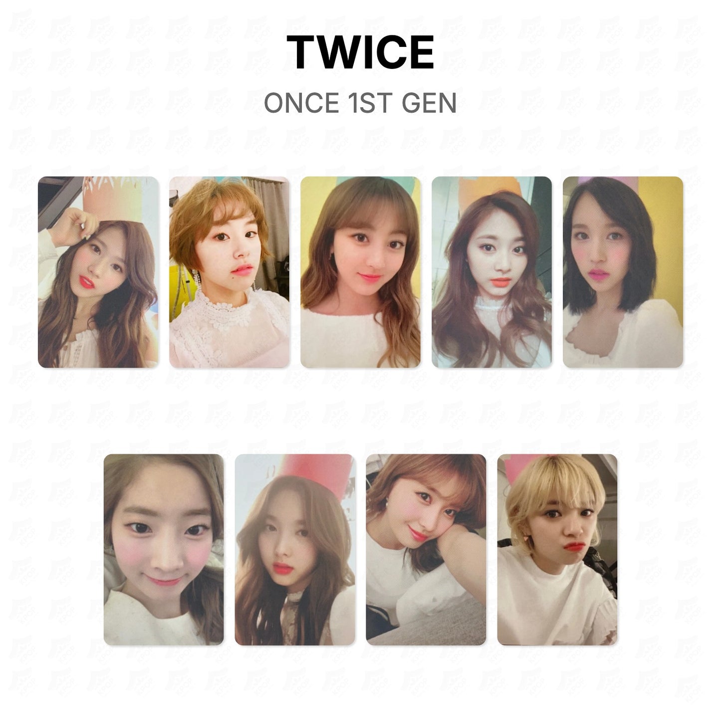 TWICE ONCE 1ST GEN Official Photocard
