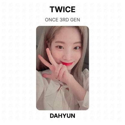 TWICE ONCE 3RD GEN Official Photocard