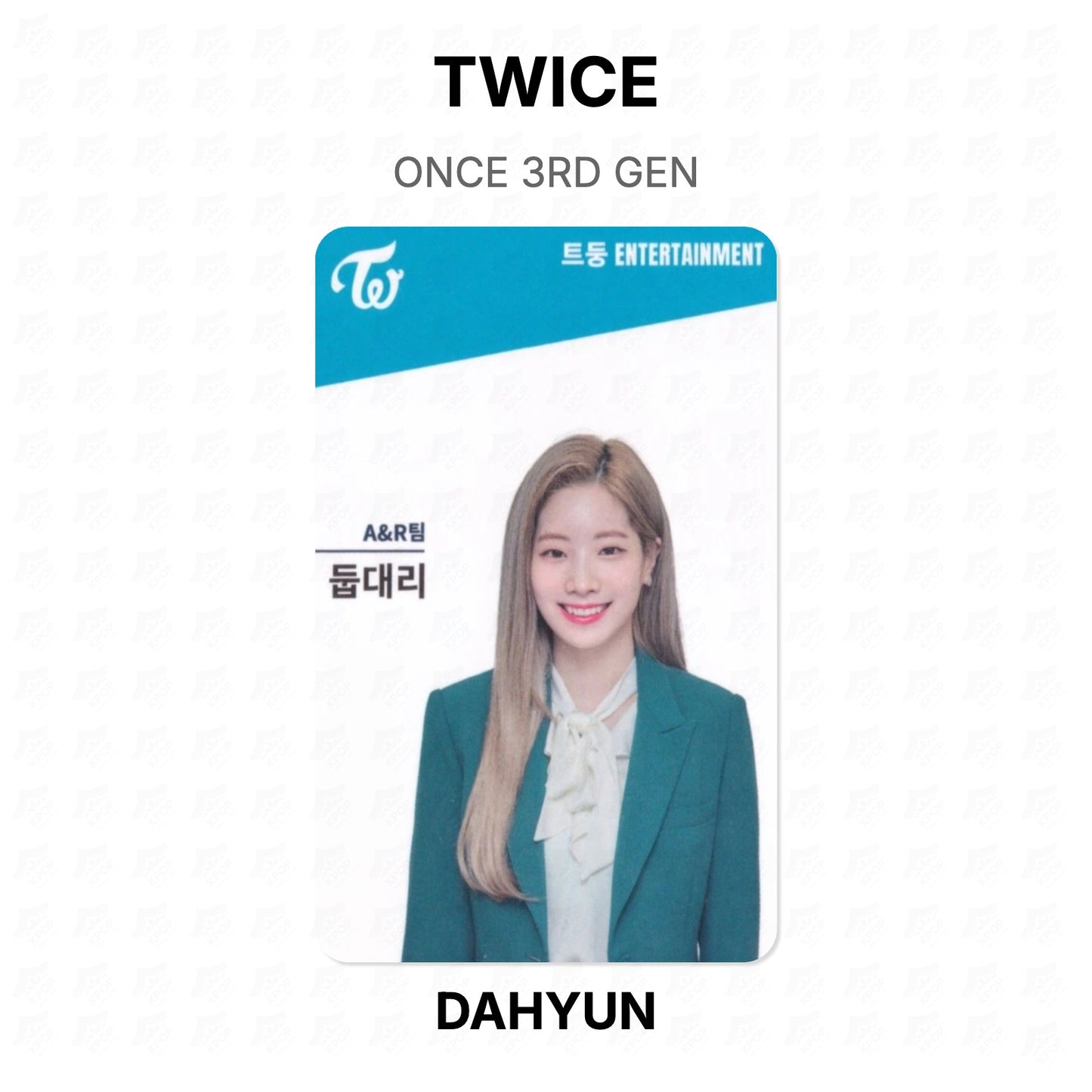 TWICE ONCE 3RD GEN Official Photocard