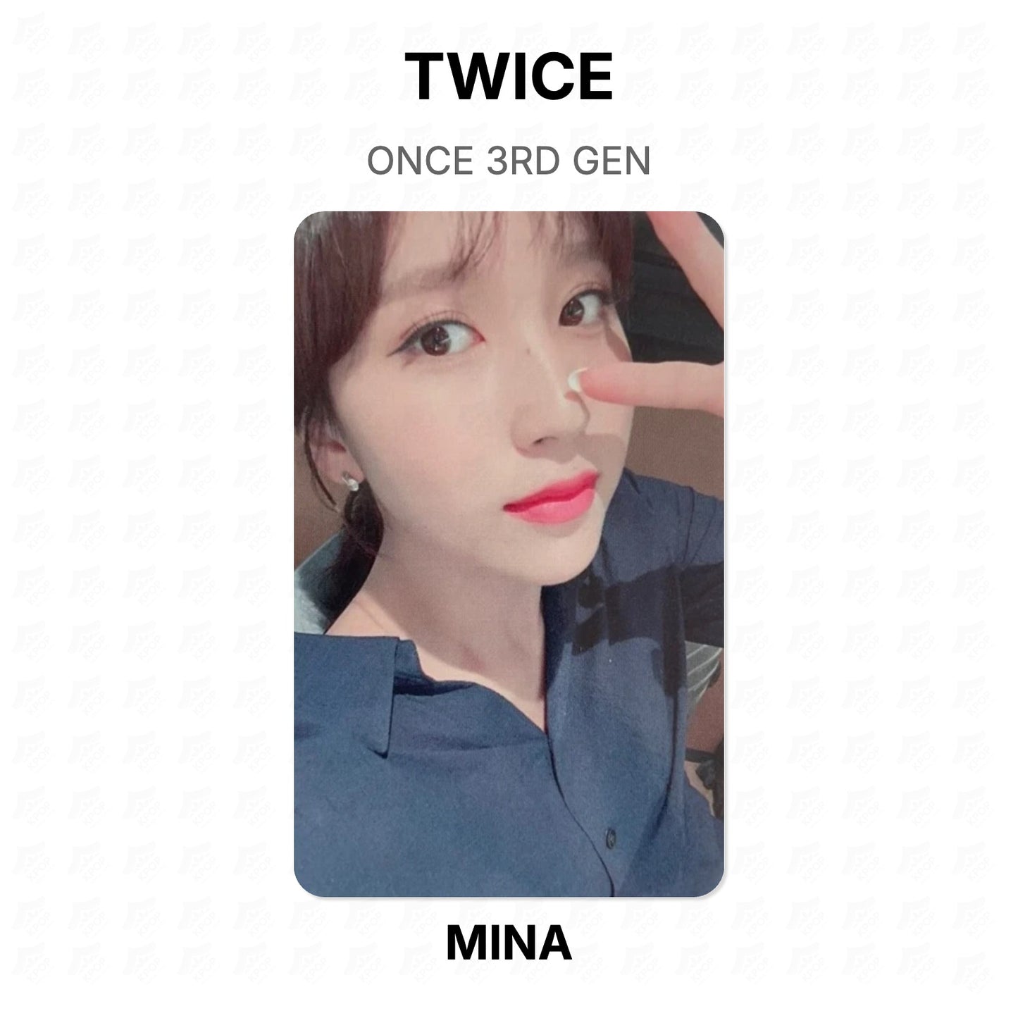 TWICE ONCE 3RD GEN Official Photocard