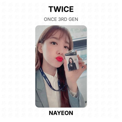 TWICE ONCE 3RD GEN Official Photocard