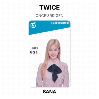 TWICE ONCE 3RD GEN Official Photocard