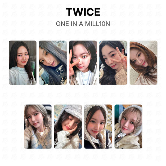 TWICE ONE IN A MILL10N Official Photocard