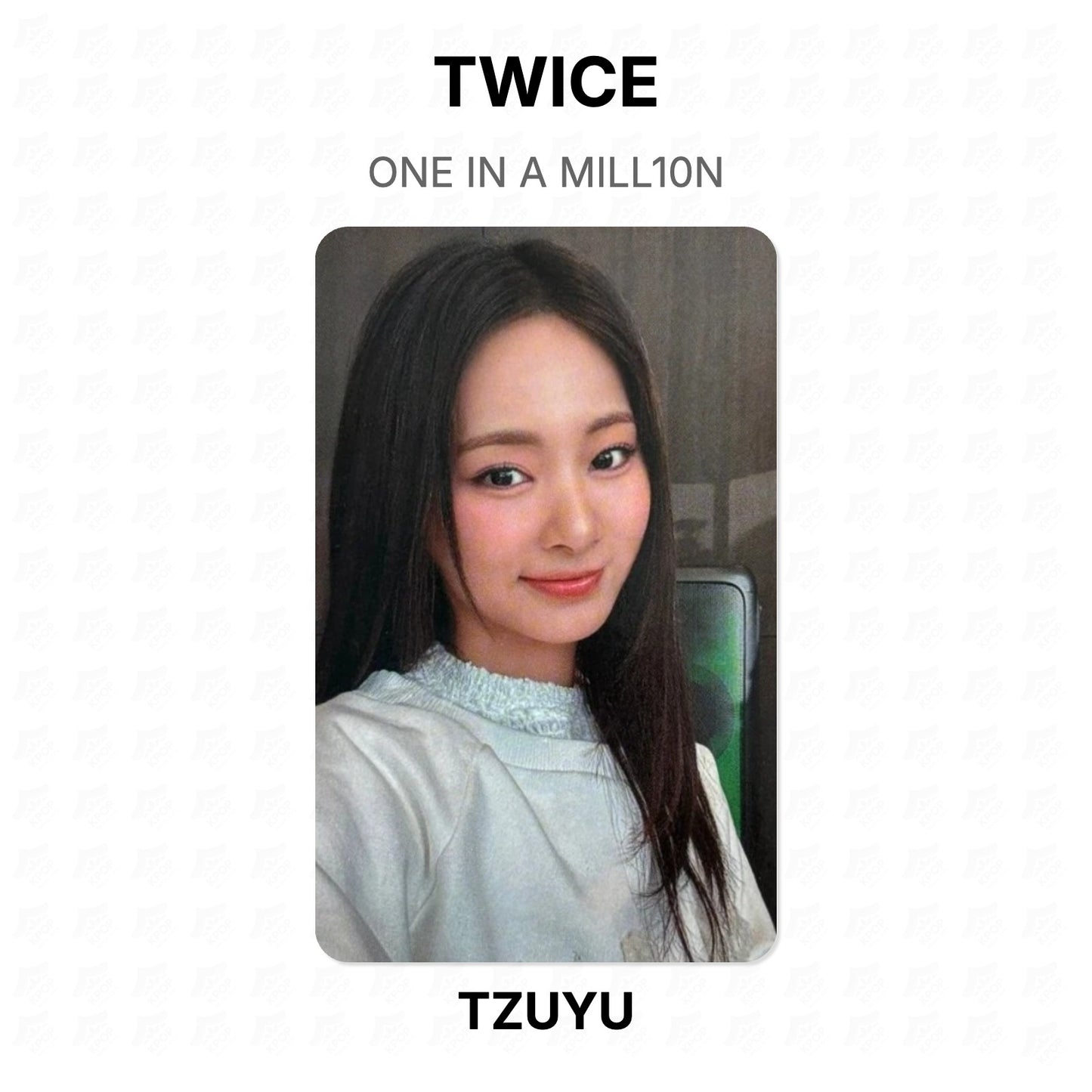 TWICE ONE IN A MILL10N Official Photocard
