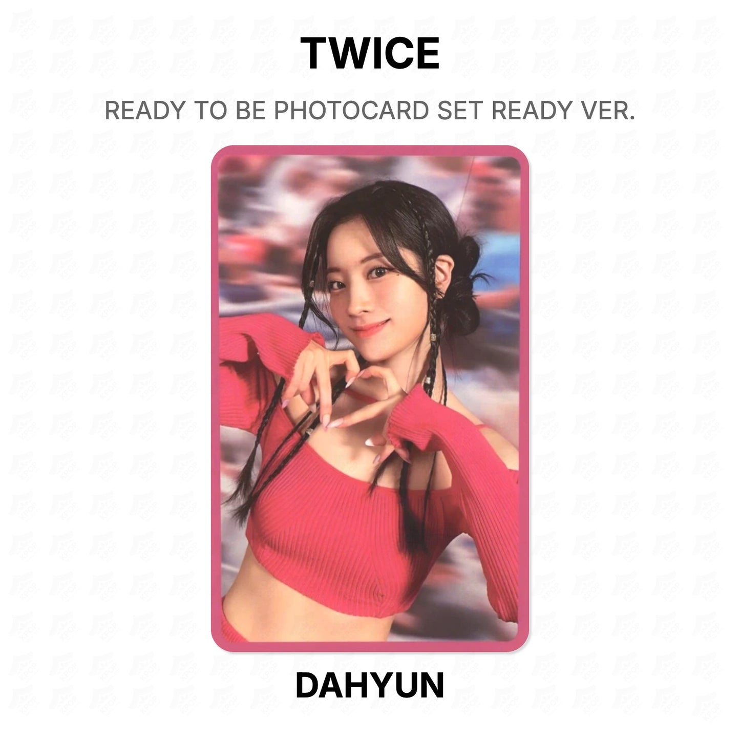 TWICE READY TO BE PHOTOCARD SET READY VER. Official Photocard