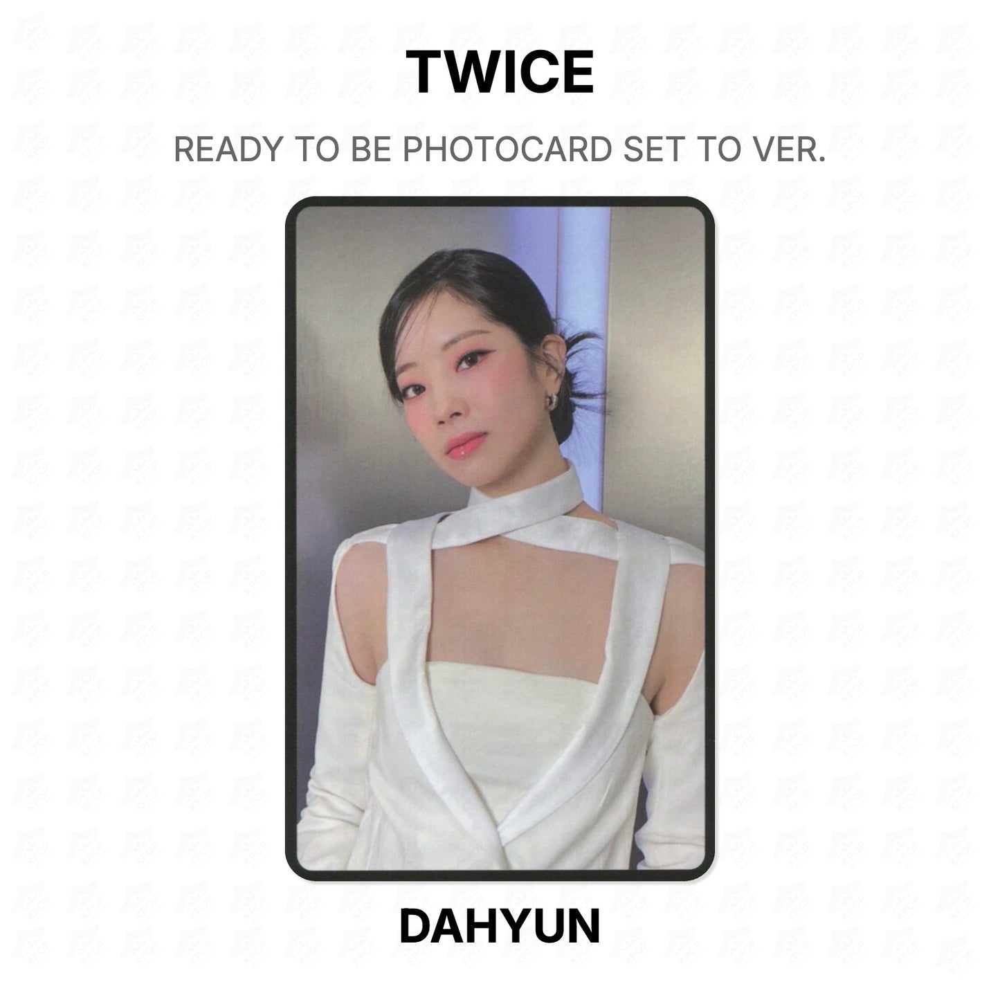TWICE READY TO BE PHOTOCARD SET TO VER. Official Photocard