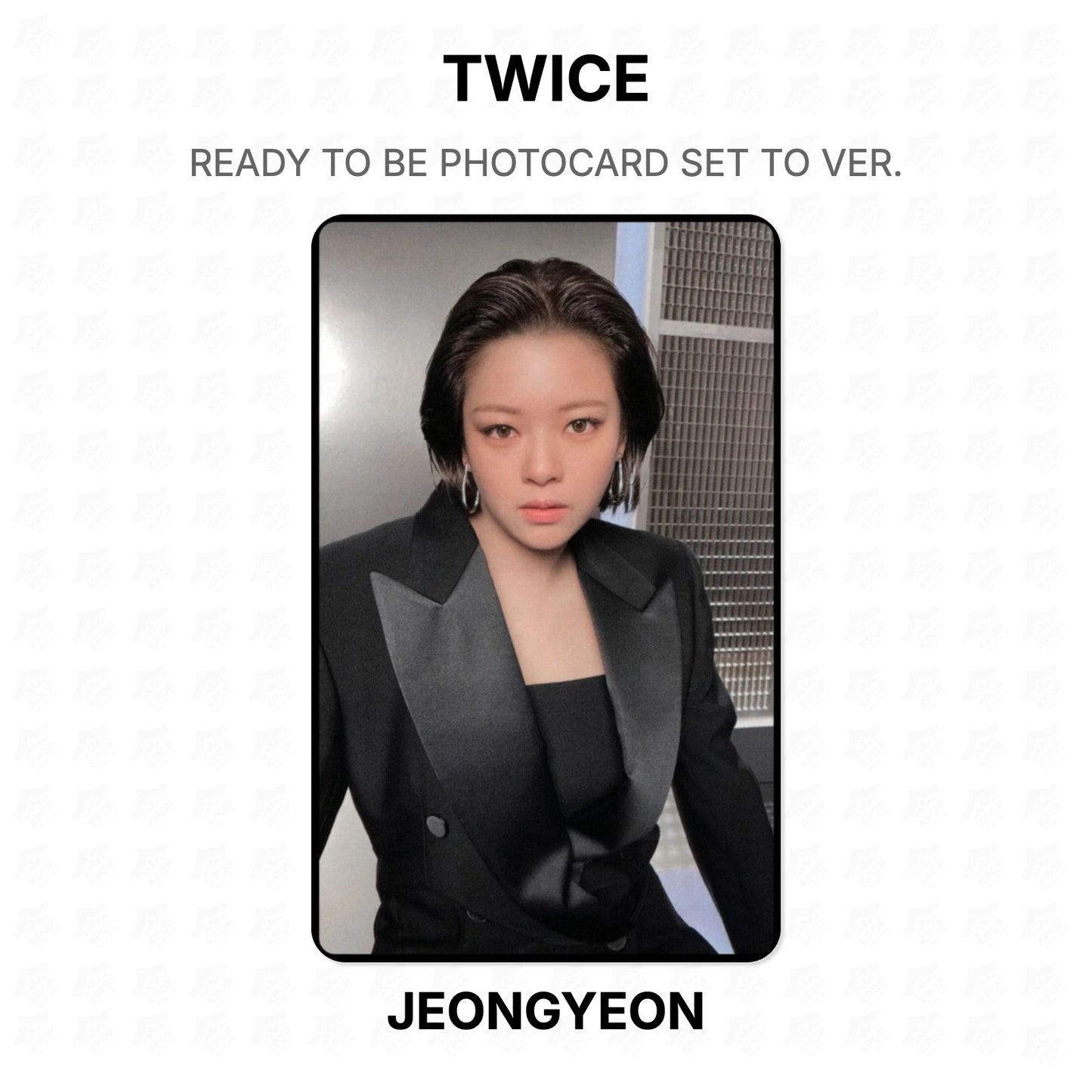 TWICE READY TO BE PHOTOCARD SET TO VER. Official Photocard