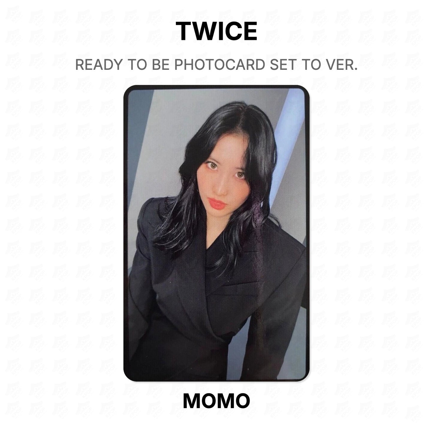 TWICE READY TO BE PHOTOCARD SET TO VER. Official Photocard