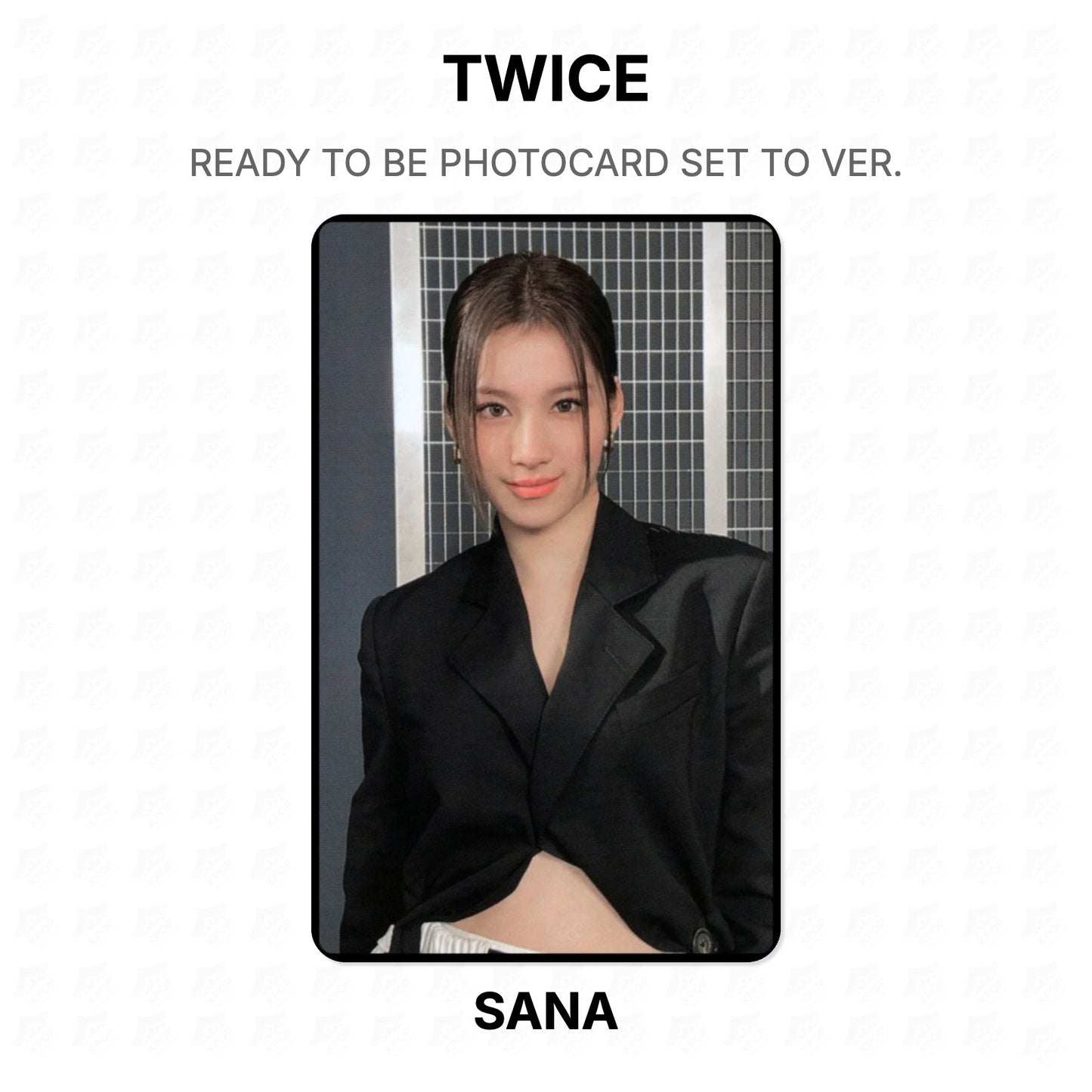 TWICE READY TO BE PHOTOCARD SET TO VER. Official Photocard