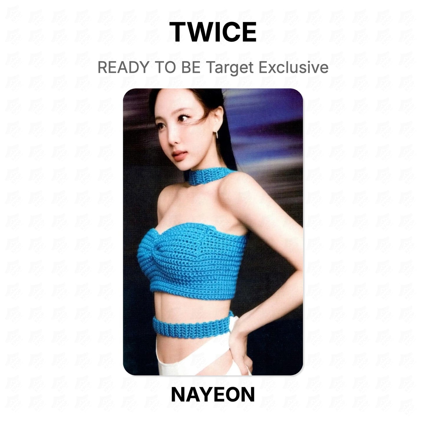 TWICE READY TO BE Target Exclusive Official Photocard