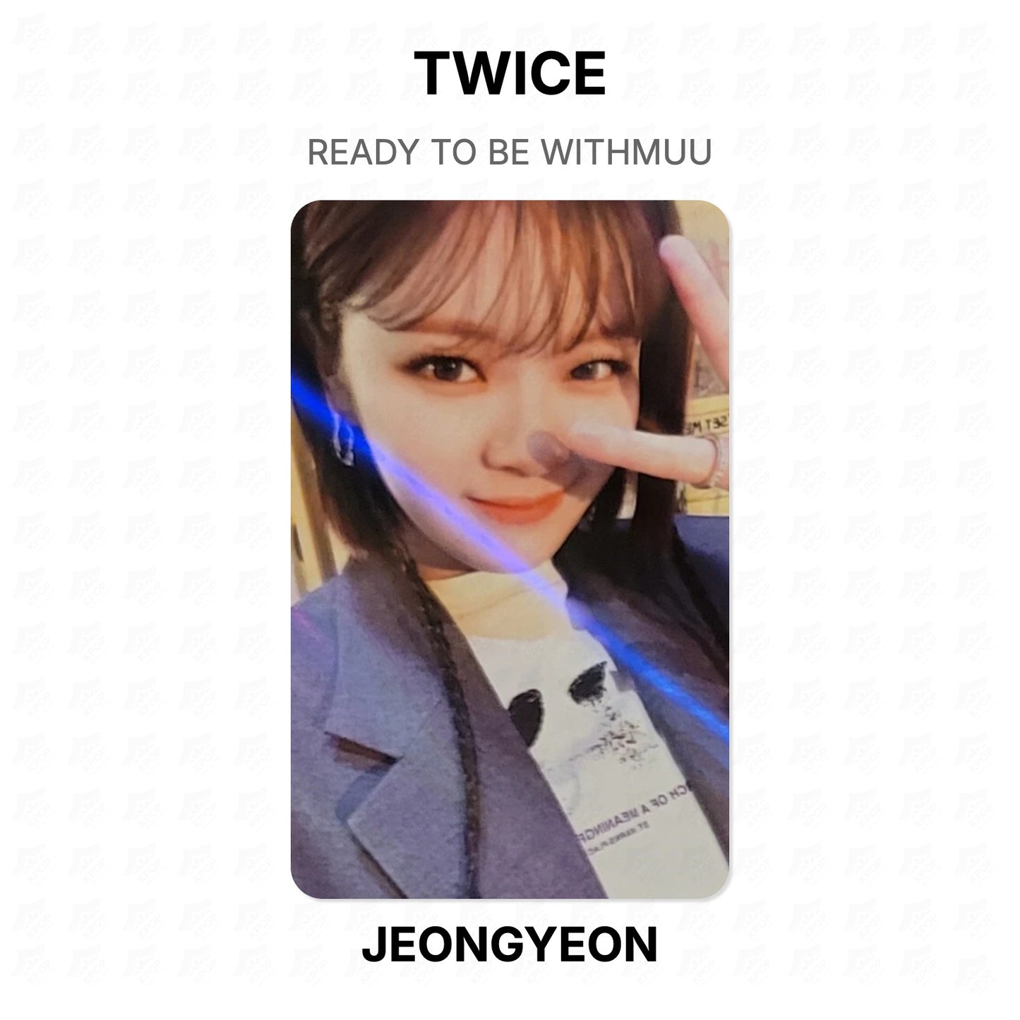 TWICE READY TO BE WITHMUU Official Photocard