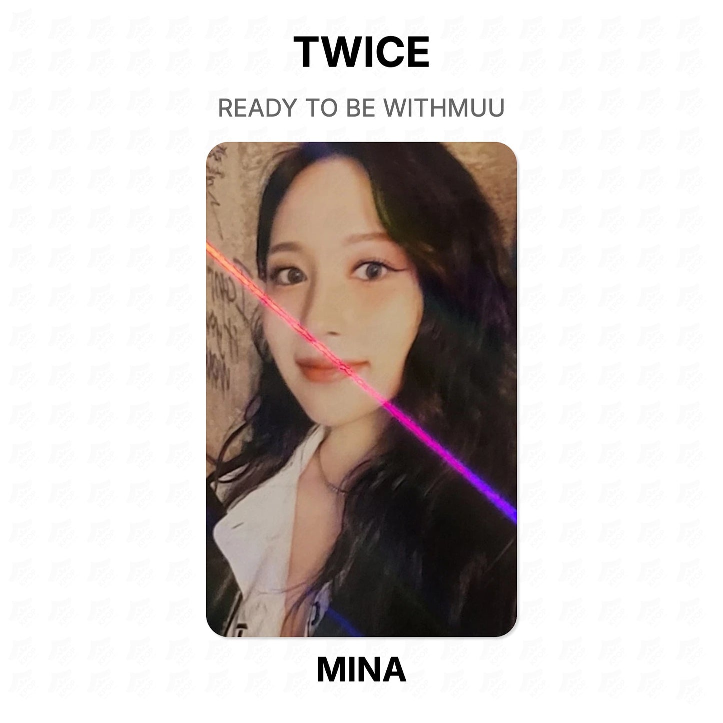 TWICE READY TO BE WITHMUU Official Photocard