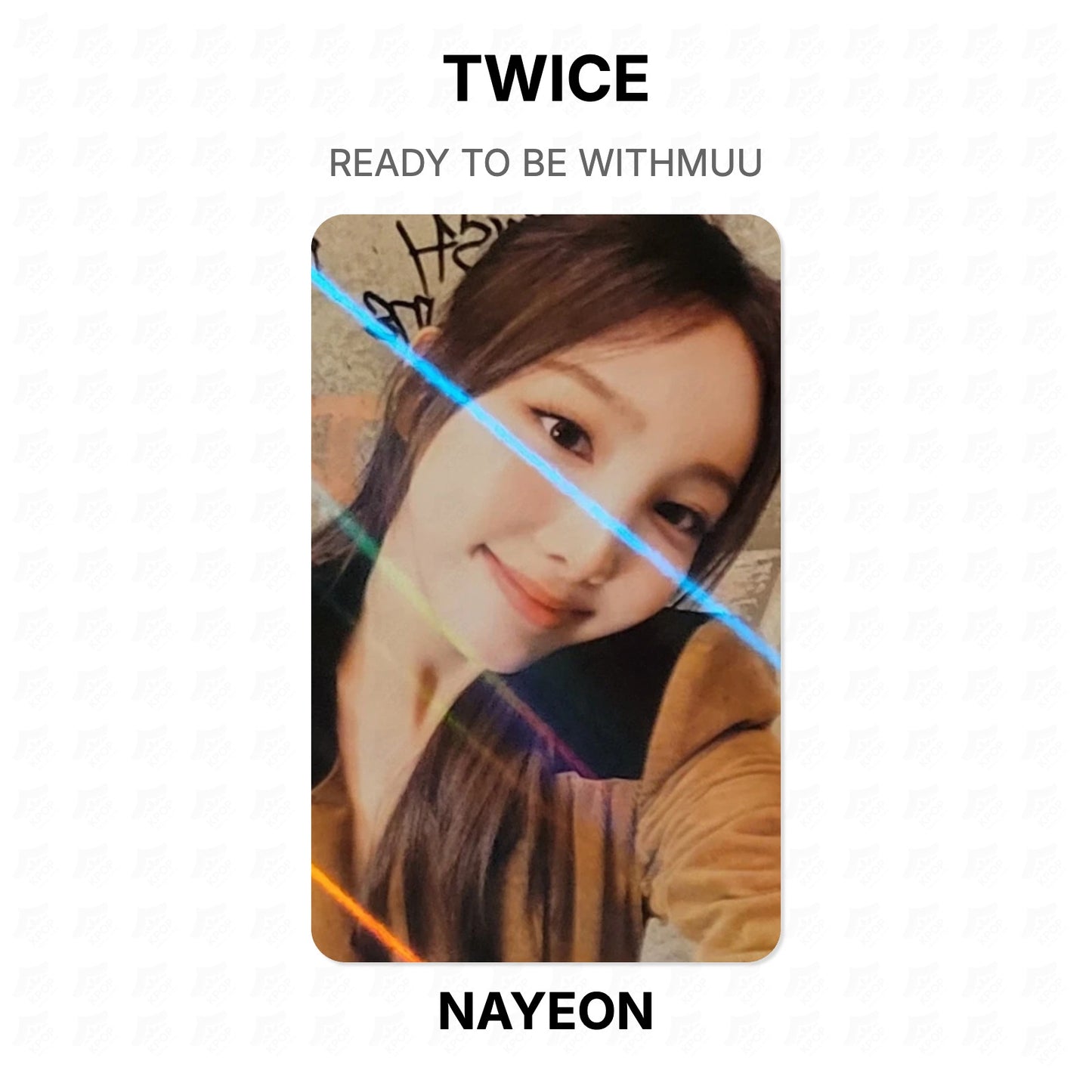 TWICE READY TO BE WITHMUU Official Photocard