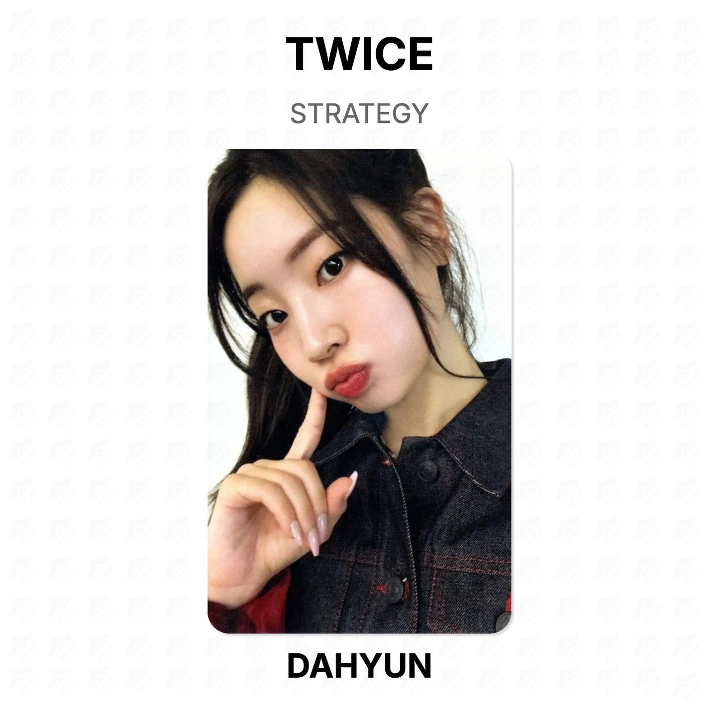 TWICE STRATEGY Official Photocard