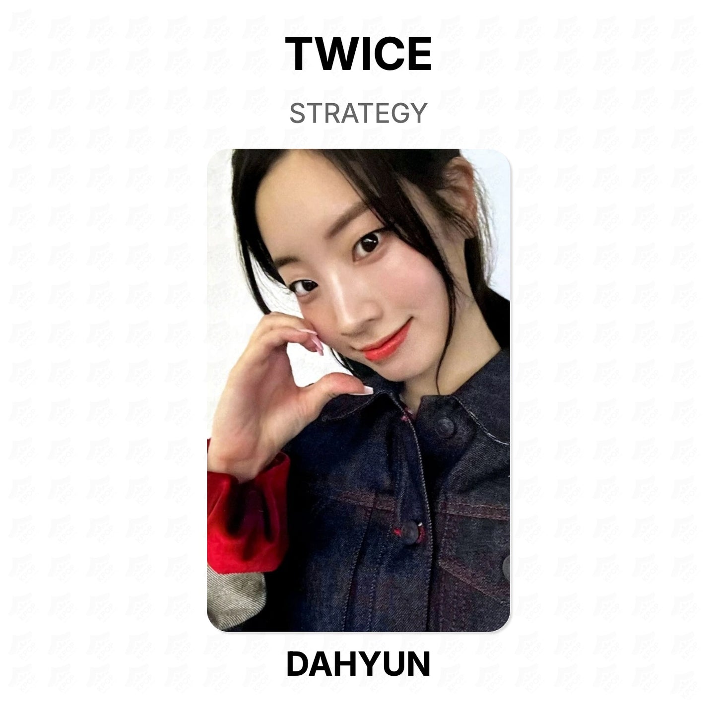 TWICE STRATEGY Official Photocard