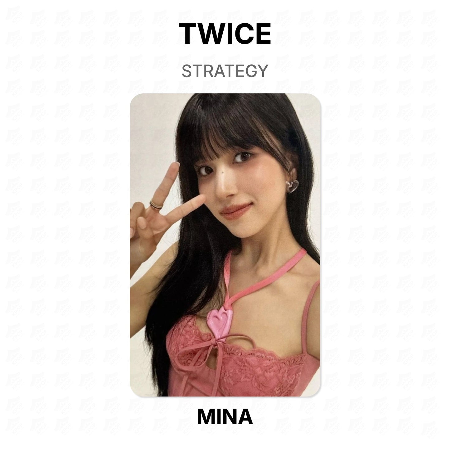 TWICE STRATEGY Official Photocard
