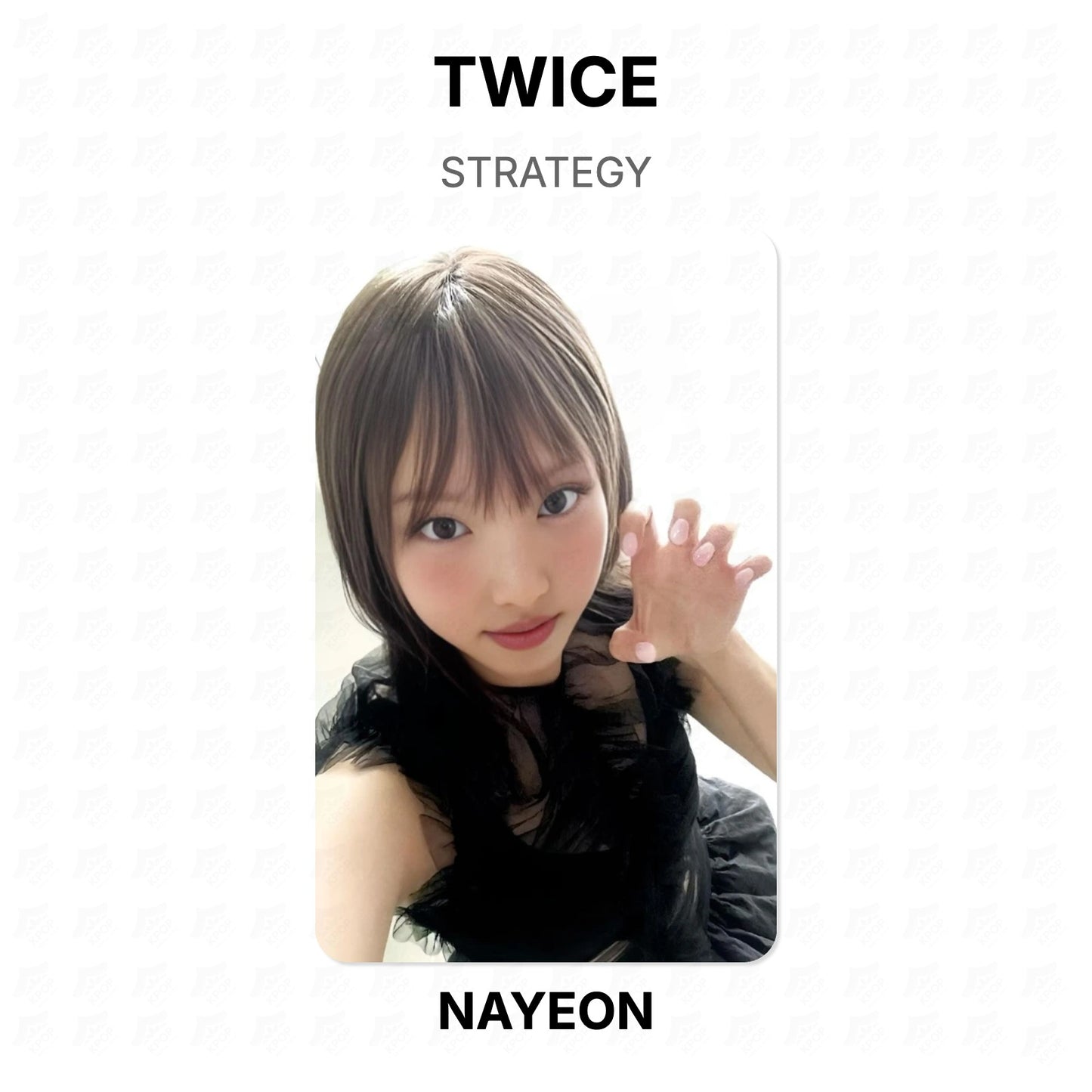 TWICE STRATEGY Official Photocard
