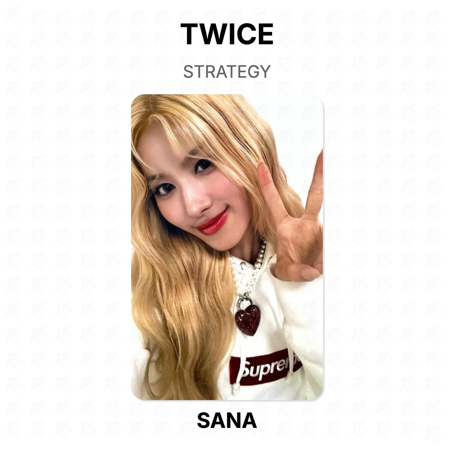 TWICE STRATEGY Official Photocard