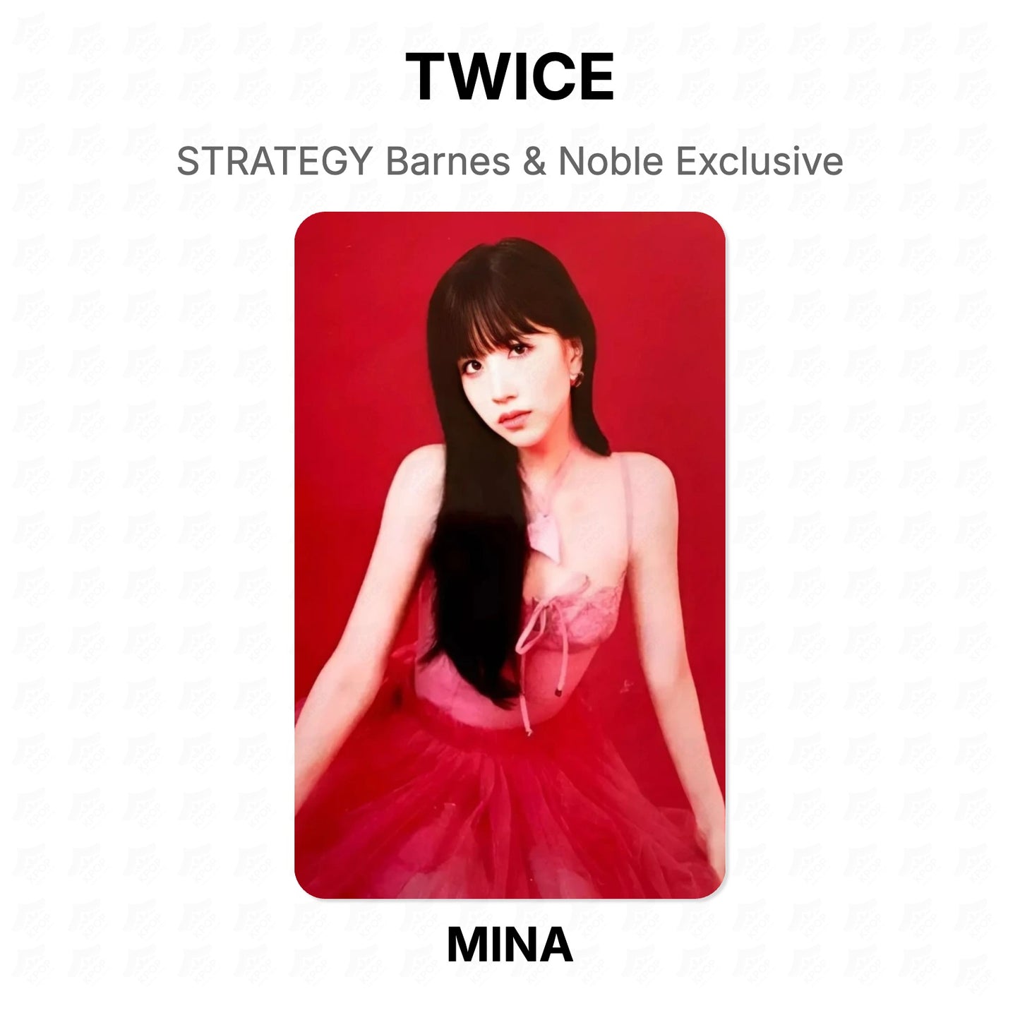 TWICE STRATEGY Barnes & Noble Exclusive Official Photocard