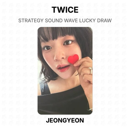 TWICE STRATEGY SOUND WAVE LUCKY DRAW Official Photocard