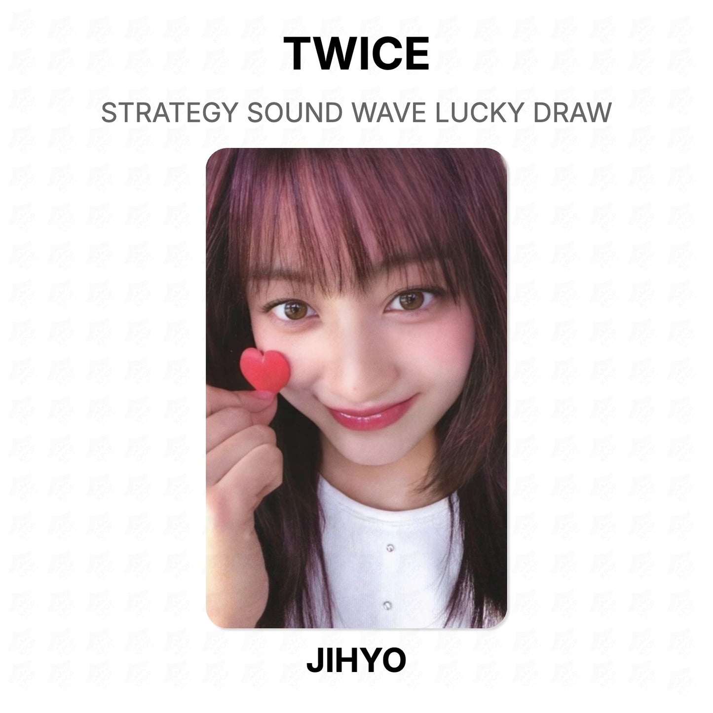 TWICE STRATEGY SOUND WAVE LUCKY DRAW Official Photocard