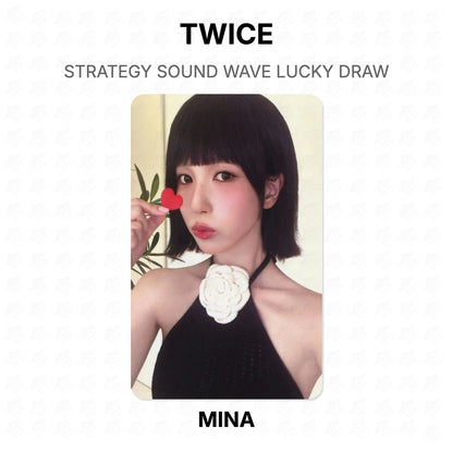 TWICE STRATEGY SOUND WAVE LUCKY DRAW Official Photocard