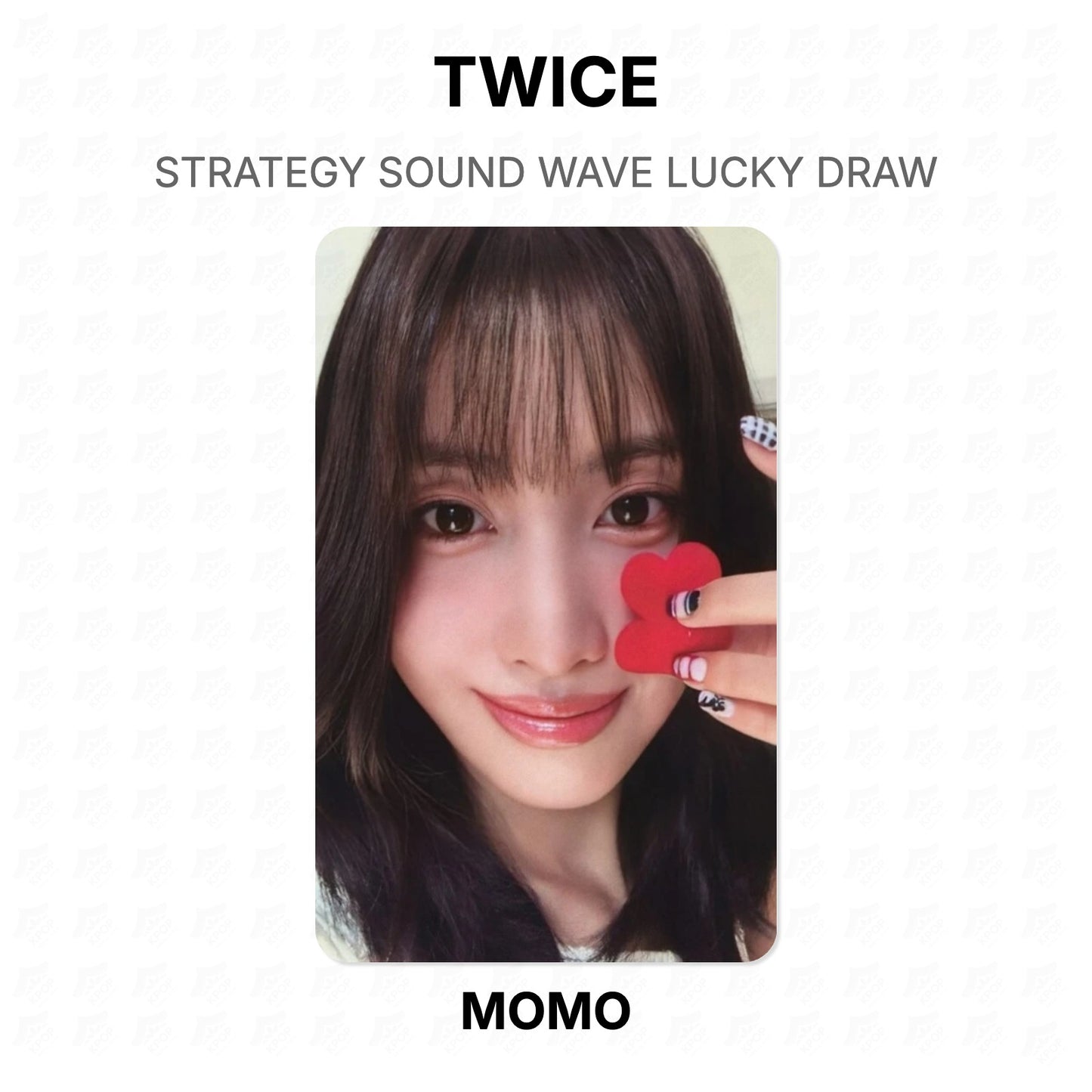 TWICE STRATEGY SOUND WAVE LUCKY DRAW Official Photocard