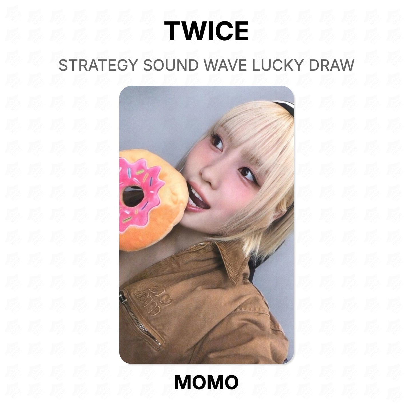 TWICE STRATEGY SOUND WAVE LUCKY DRAW Official Photocard