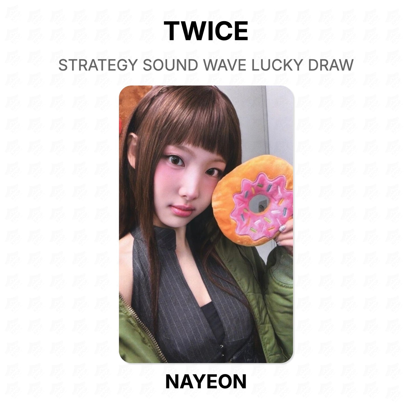 TWICE STRATEGY SOUND WAVE LUCKY DRAW Official Photocard