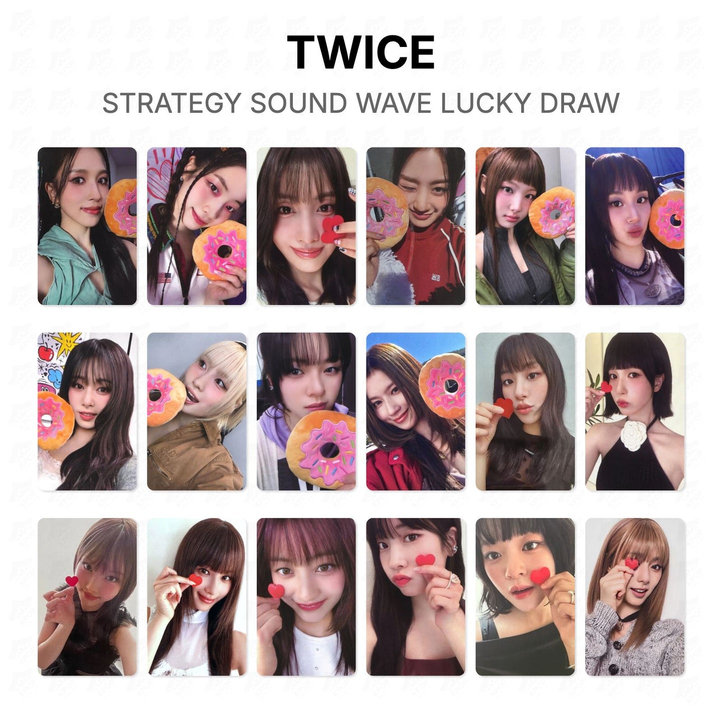 TWICE STRATEGY SOUND WAVE LUCKY DRAW Official Photocard