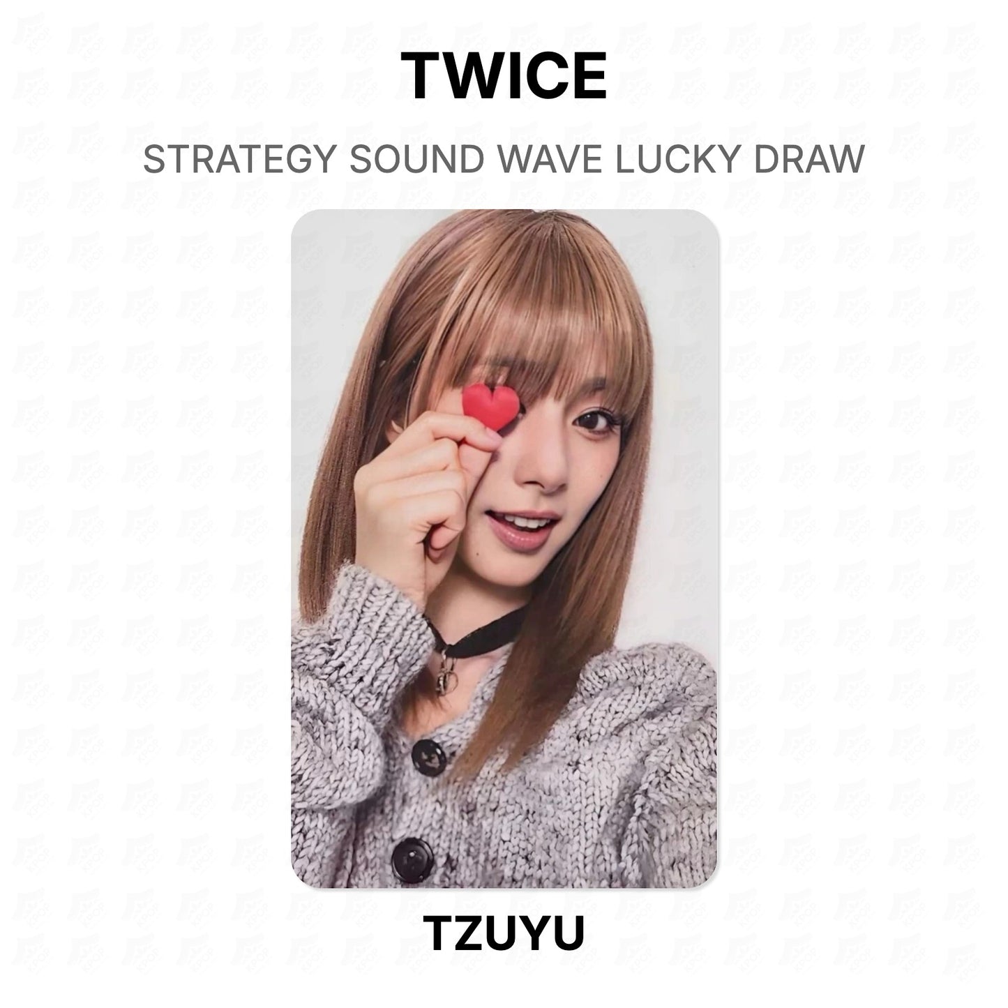 TWICE STRATEGY SOUND WAVE LUCKY DRAW Official Photocard