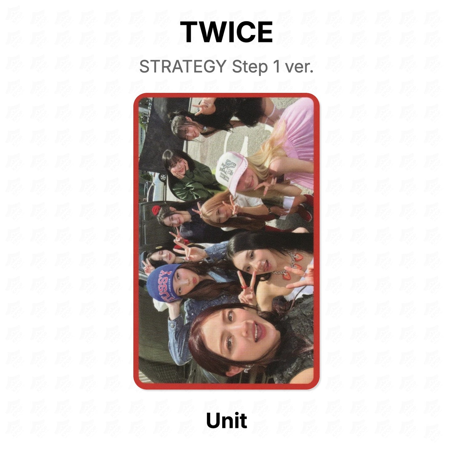 TWICE STRATEGY Step 1 ver. Official Photocard