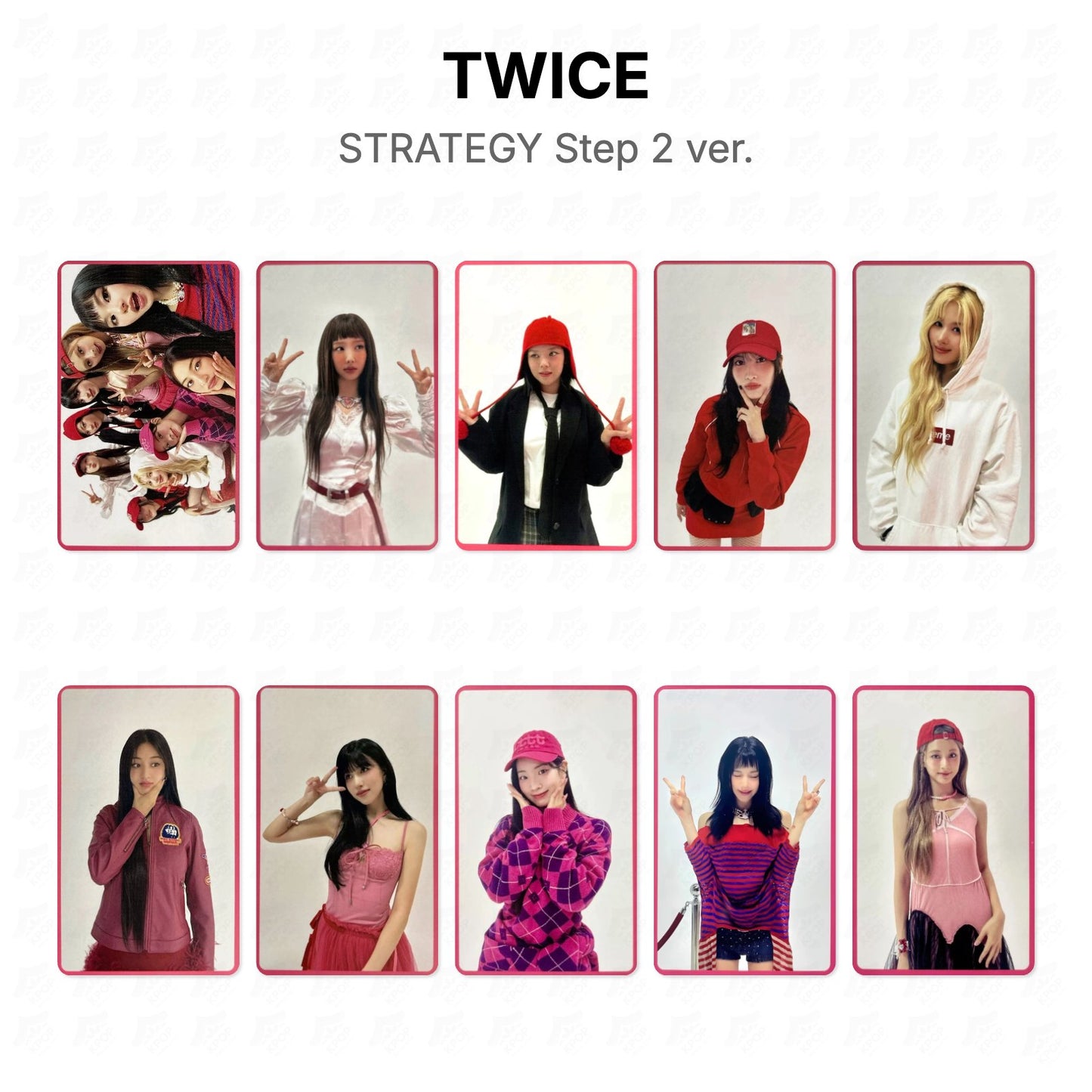 TWICE STRATEGY Step 2 ver. Official Photocard